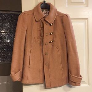 Juicy couture petite Tan/Camel wool peacoat